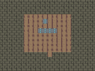 Overhead map of Forest Caretaker House