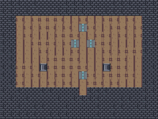 Overhead map of Quad H HQ